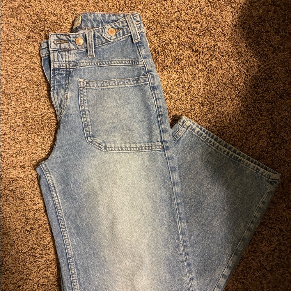 We The Free Light Blue Straight Leg Jeans